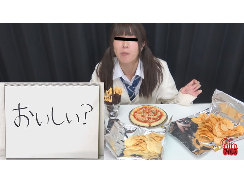 【大便】大食い女子校生の好きな食べ物とモリモリうんち その7